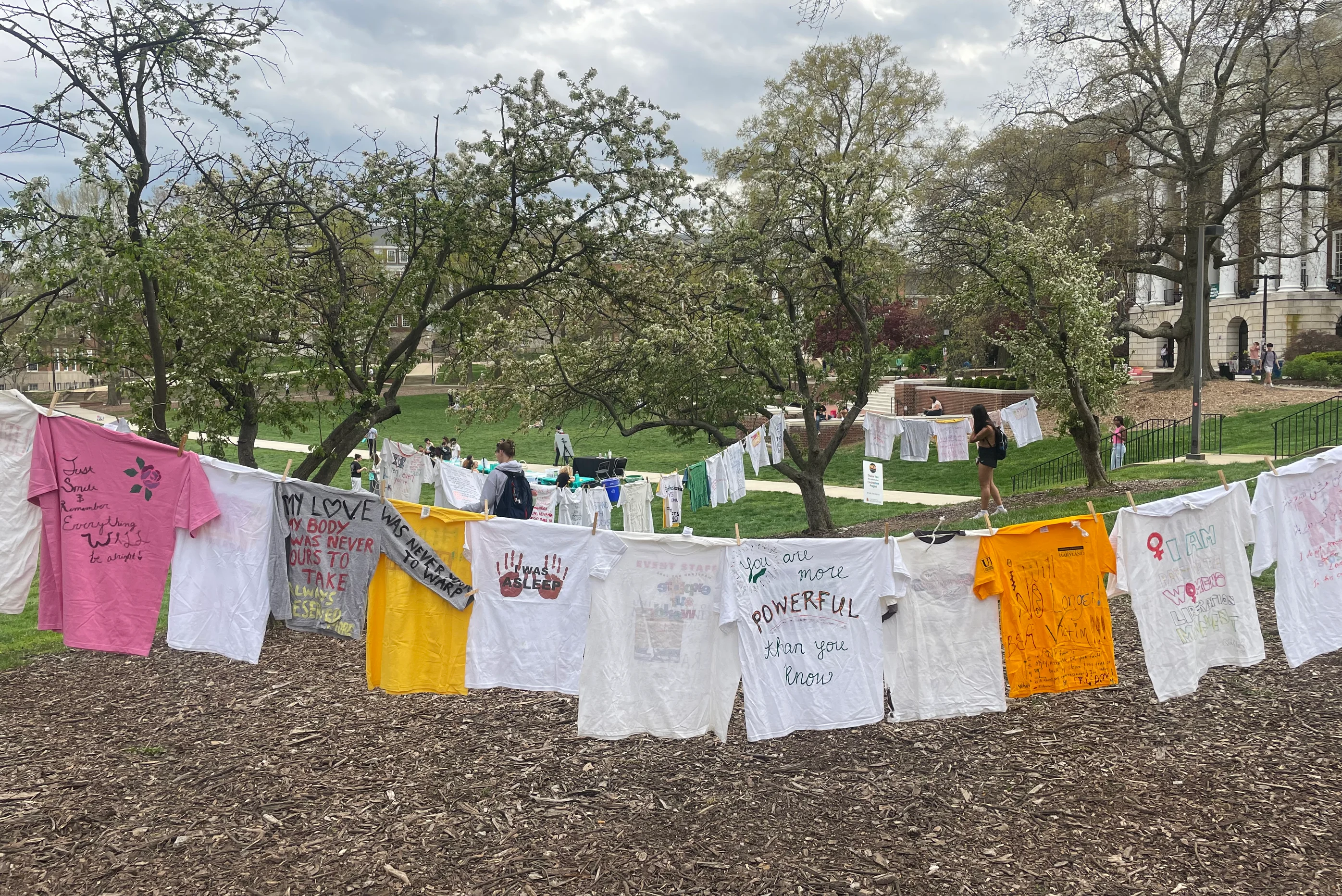 Clothesline Project raises awareness of domestic violence at UMD